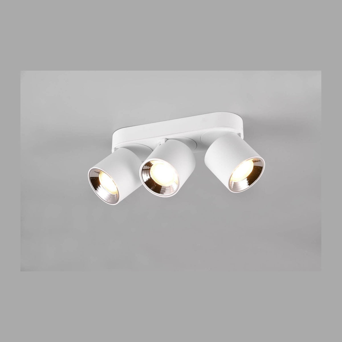 Plafonnier Guayana 3 lumières blanc mat