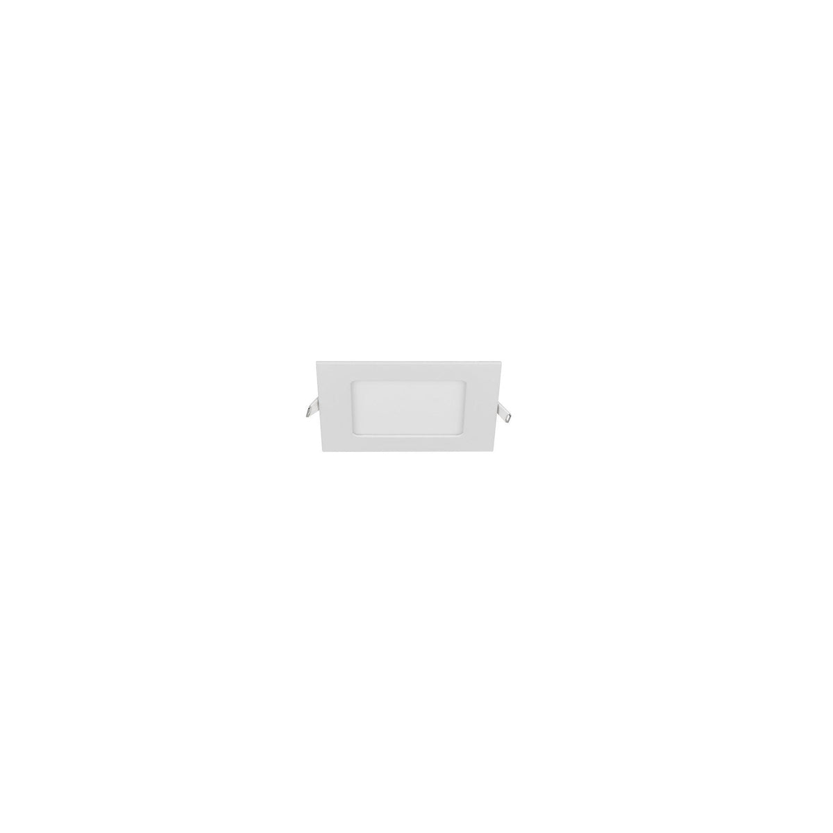 Spot encastrable Kibo blanc mat, L 12 cm