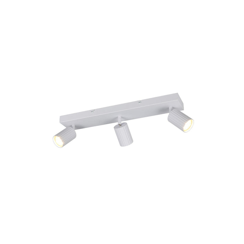 Spot Soka 3 lumières blanc mat