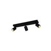 Spot Soka 3 lumières noir mat