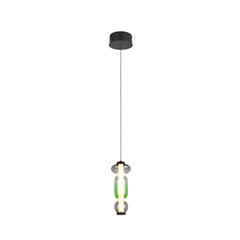 Suspension Minerva multicolore, verre, H 58 cm (334310117)