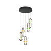 Suspension Minerva multicolore, verre, H 58 cm (334330517)