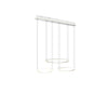Suspension Morrison blanche mat