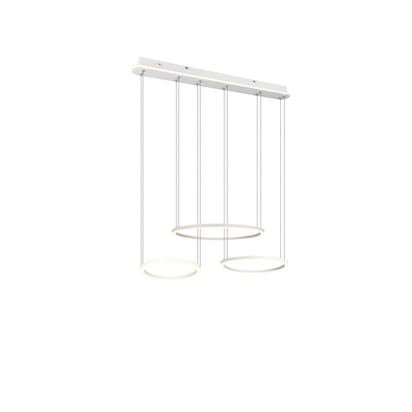 Suspension Morrison blanche mat