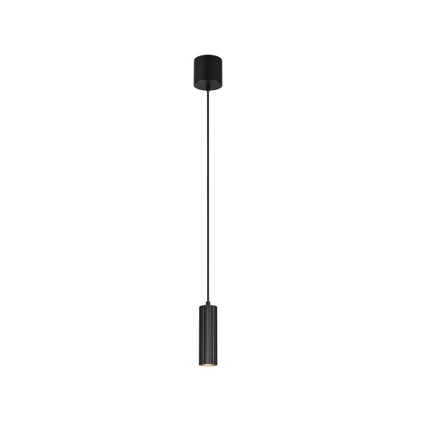 Suspension Soka noire mat