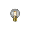 Lampe à poser Tokio dorée, H 24 cm