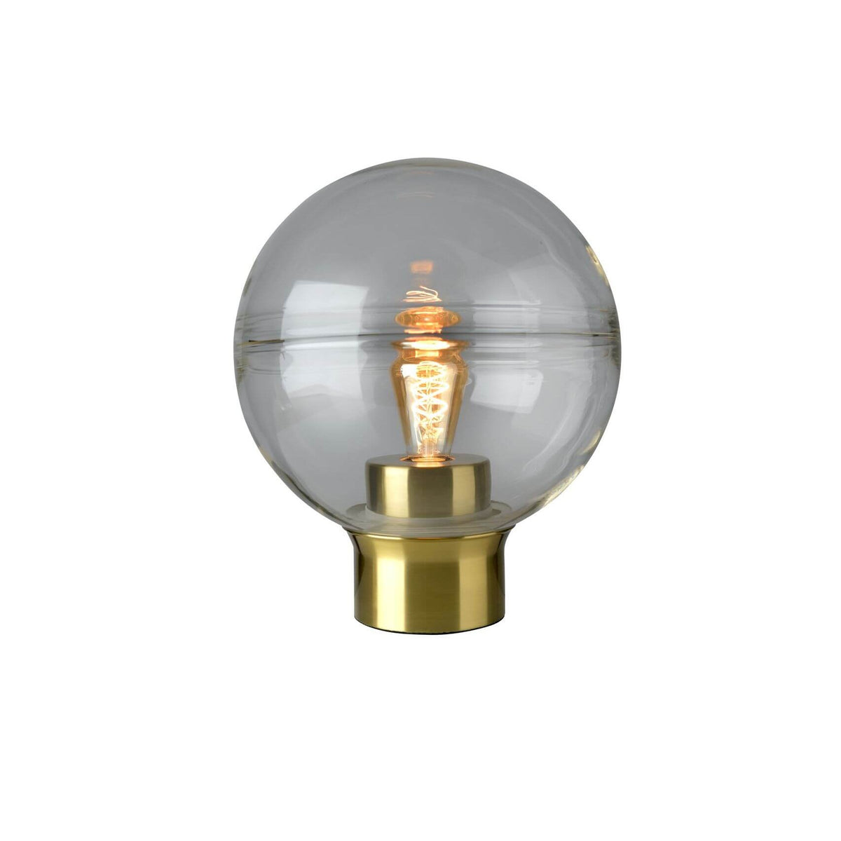 Lampe à poser Tokio dorée, H 36 cm