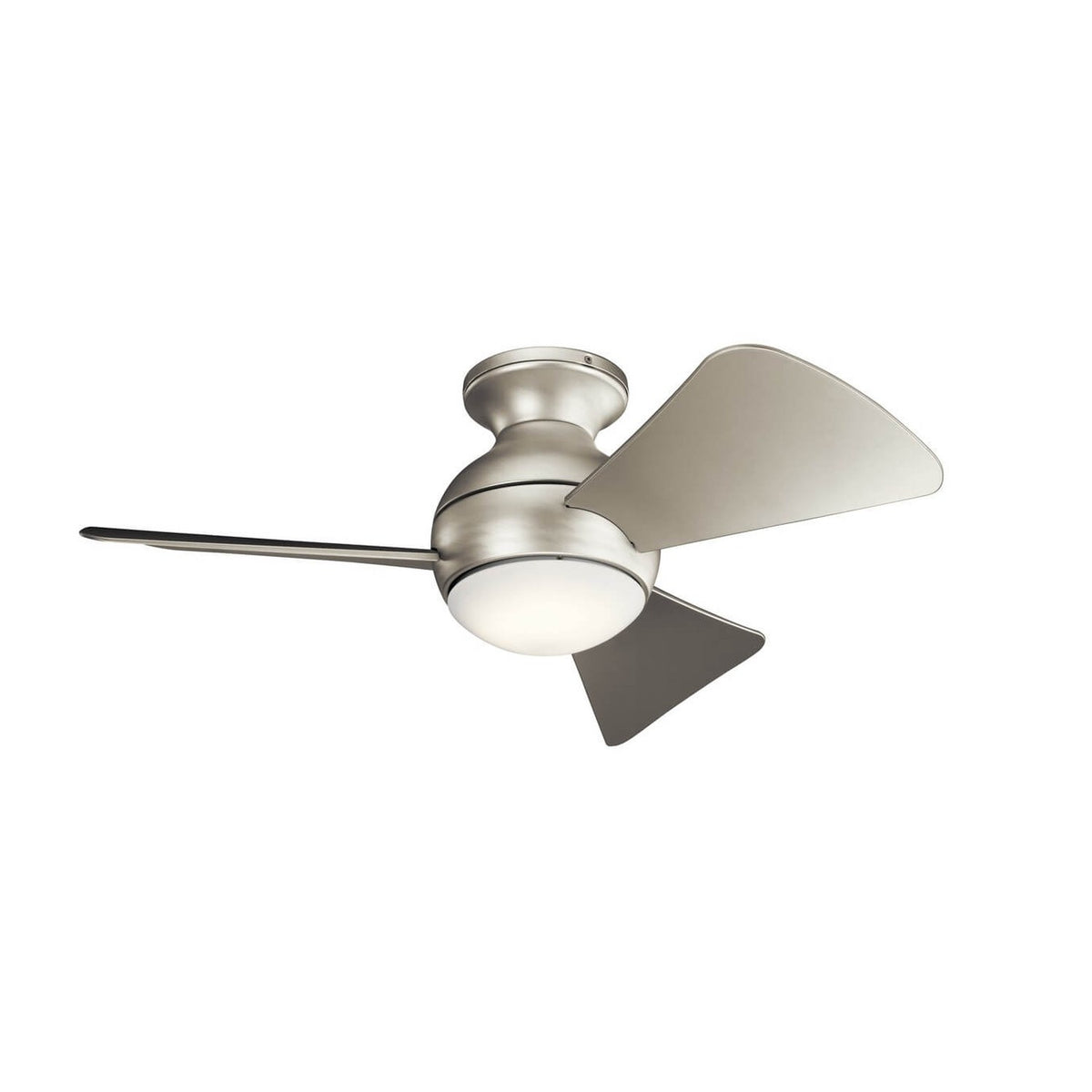 Ventilateur de plafond lumineux Sola argenté
