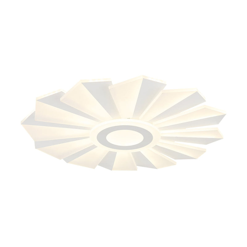 Plafonnier Alwina blanc mat