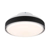 Ventilateur de plafond lumineux Carney blanc mat (03667S)