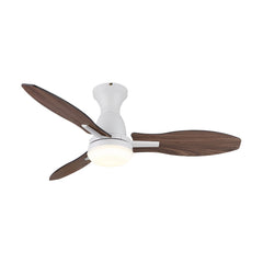 Ventilateur de plafond lumineux Gale blanc mat
