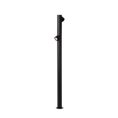 Borne extérieure Ibamba noire, H 100 cm