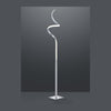 Lampadaire Course nickel satiné