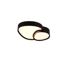 Plafonnier Rise noir mat, L 43,5 cm