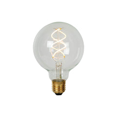 Ampoule LED E27 globe à filament transparente, 5 W | Lucide (49032/05/60)