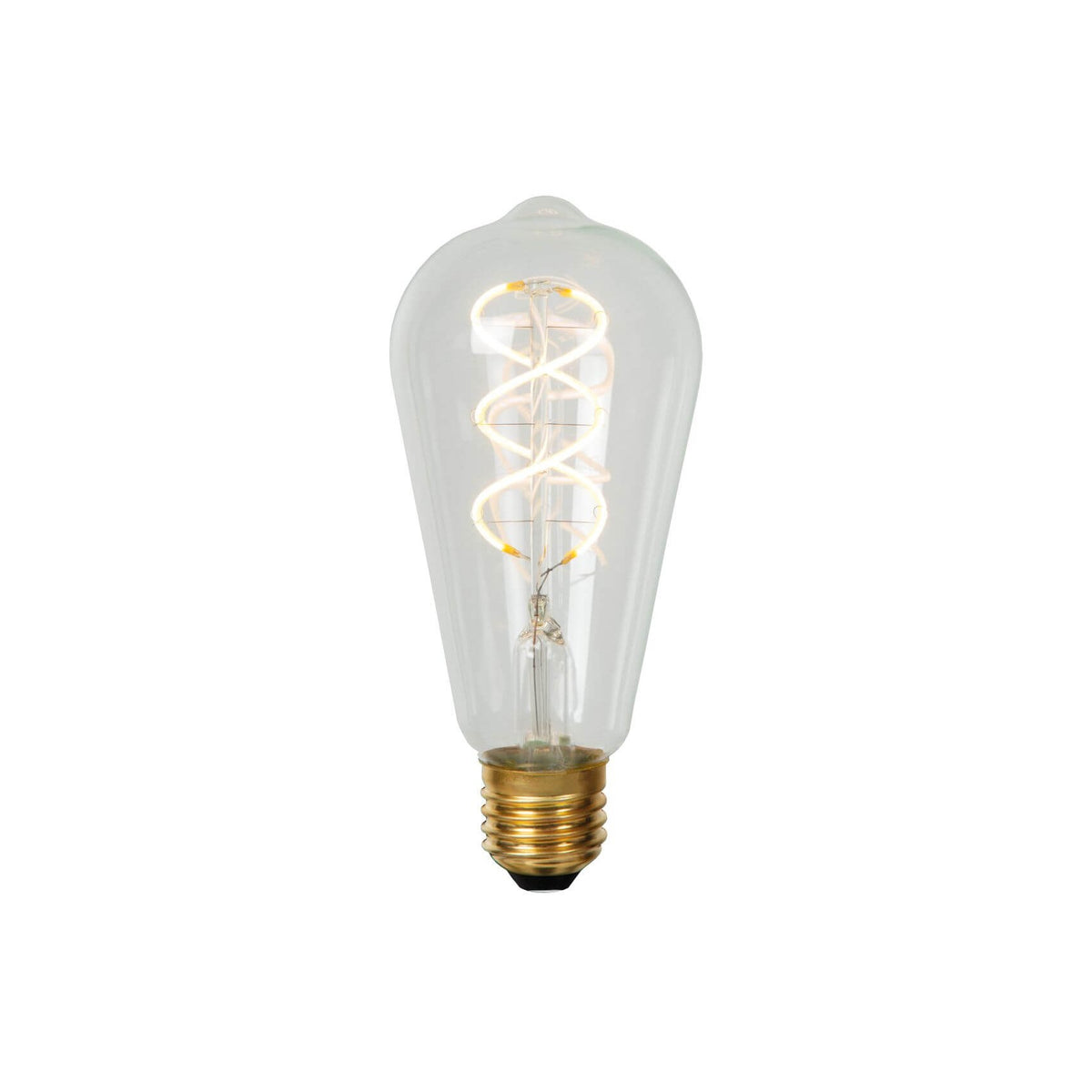 Ampoule LED E27 à filament transparente, 4,9 W | Lucide