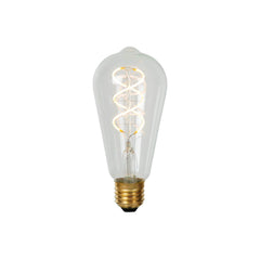 Ampoule LED E27 à filament transparente, 4,9 W | Lucide