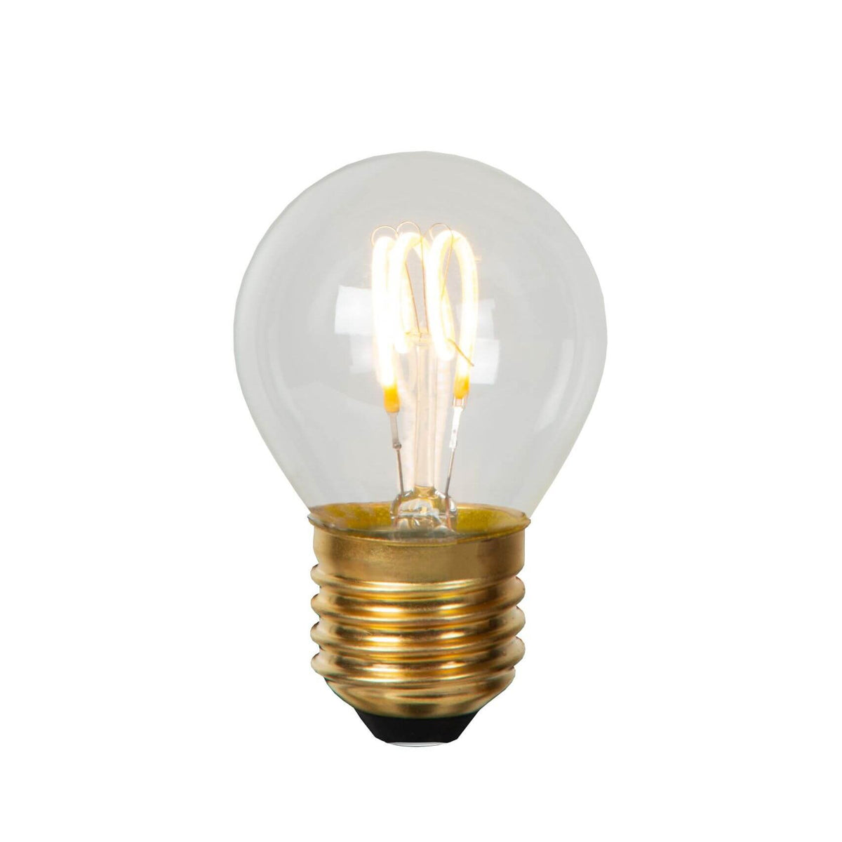 Ampoule LED E27 à filament transparente, 3 W | Lucide