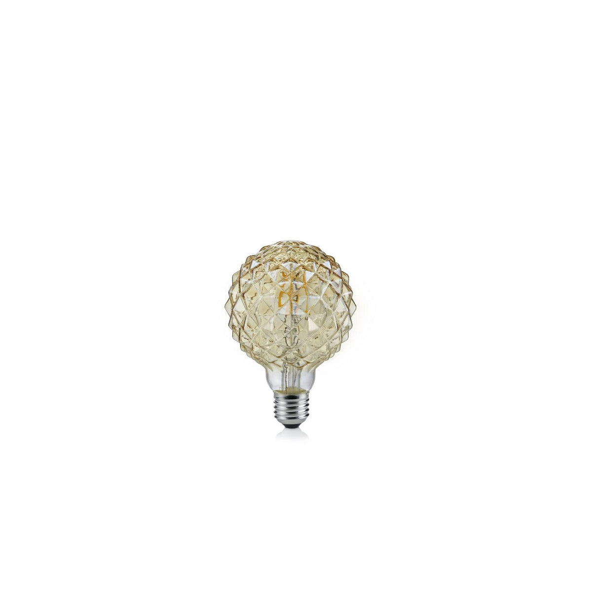Ampoule LED E27 globe ambrée, 4 W | Trio