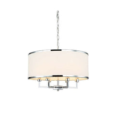 Suspension Casa M, abat-jour tissu