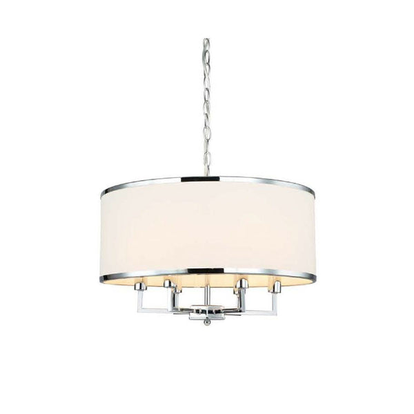 Suspension Casa M, abat-jour tissu