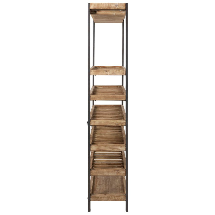 Casier à Vin Bois Métal 50 Bouteilles | Hira - Designix