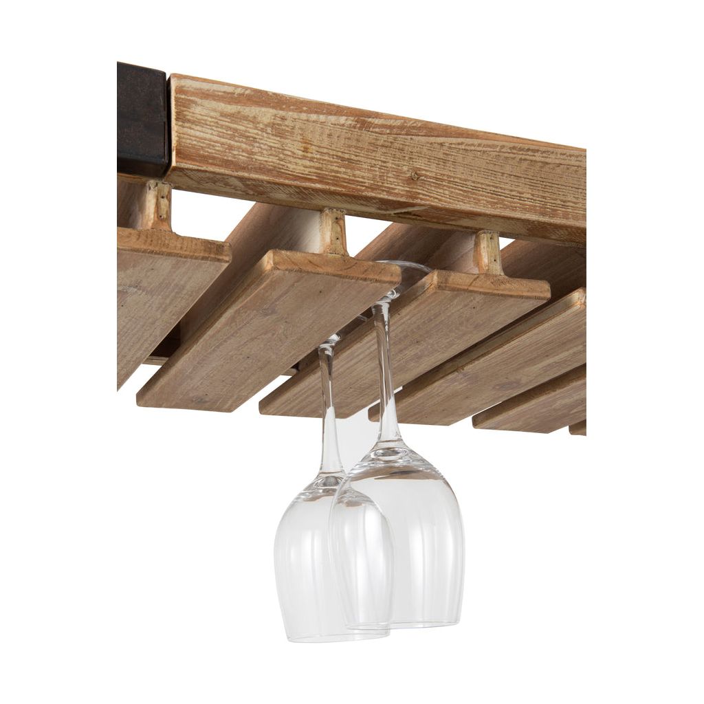 Casier à Vin Bois Métal 50 Bouteilles | Hira - Designix
