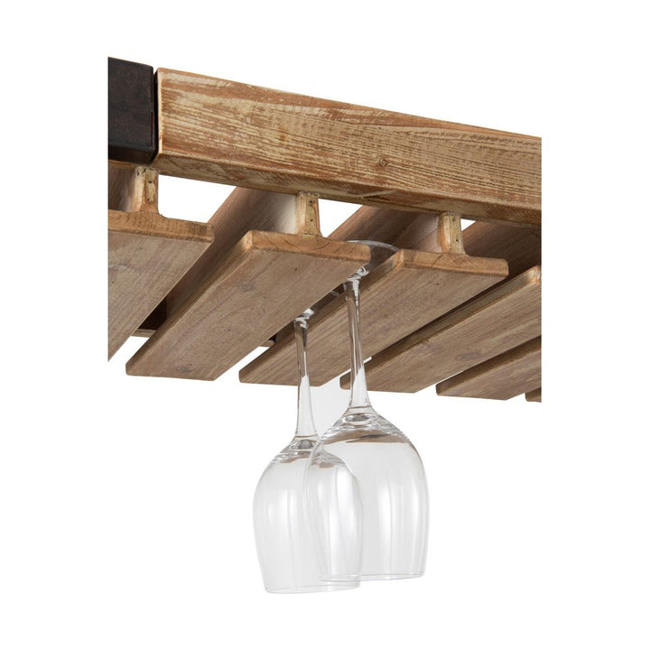 Casier à Vin Bois Métal 50 Bouteilles | Hira - Designix