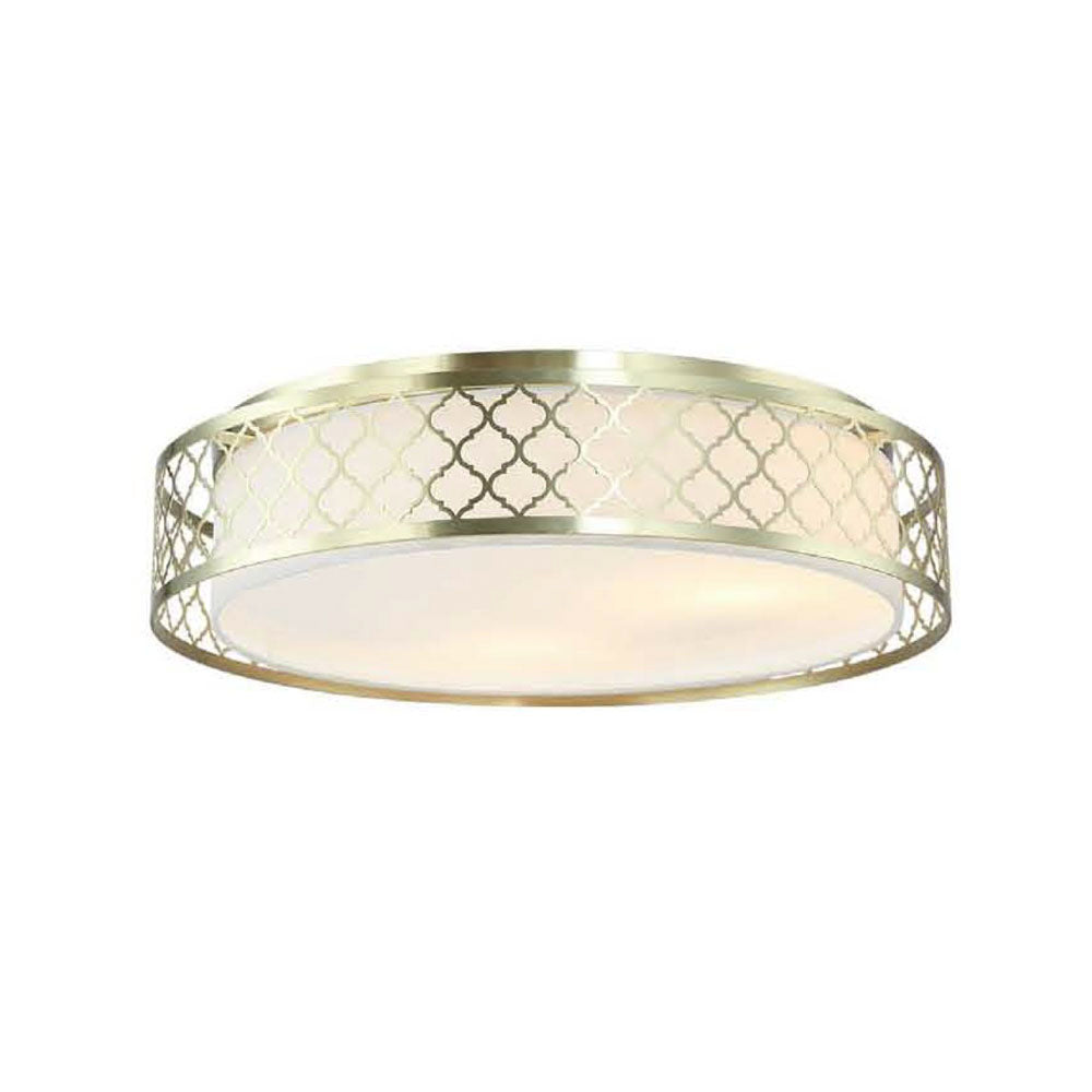 Plafonnier Cavalli, abat-jour tissu