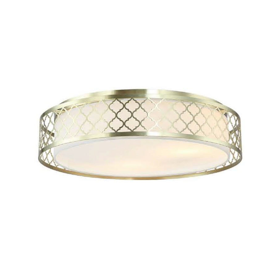 Plafonnier Cavalli, abat-jour tissu
