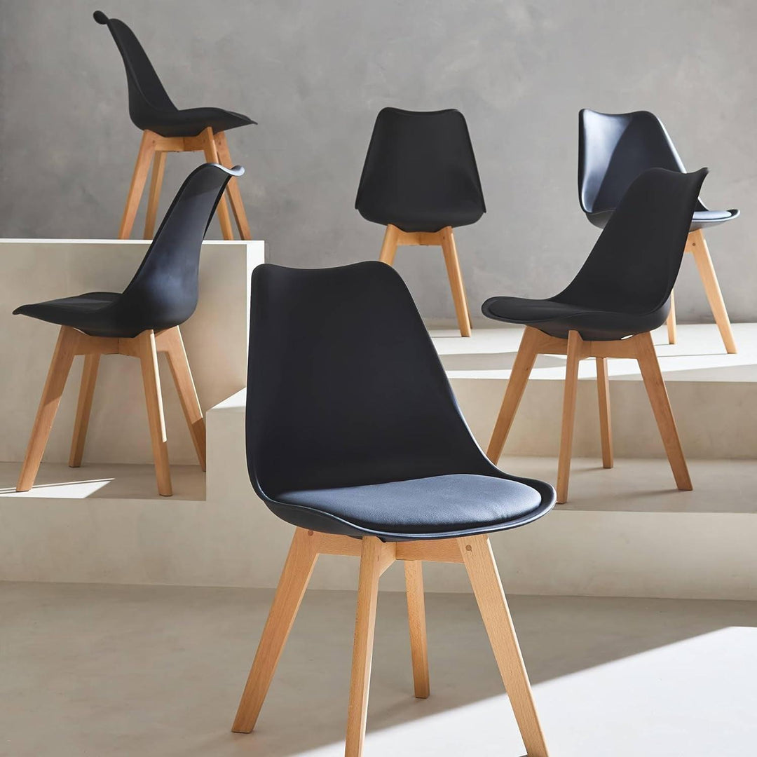 "Chaises Scandinaves Pieds Bois" | Designix - 3333    - https://designix.fr/