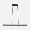Suspension LED extensible noire, largeur 88-140 cm | Zelena Motion