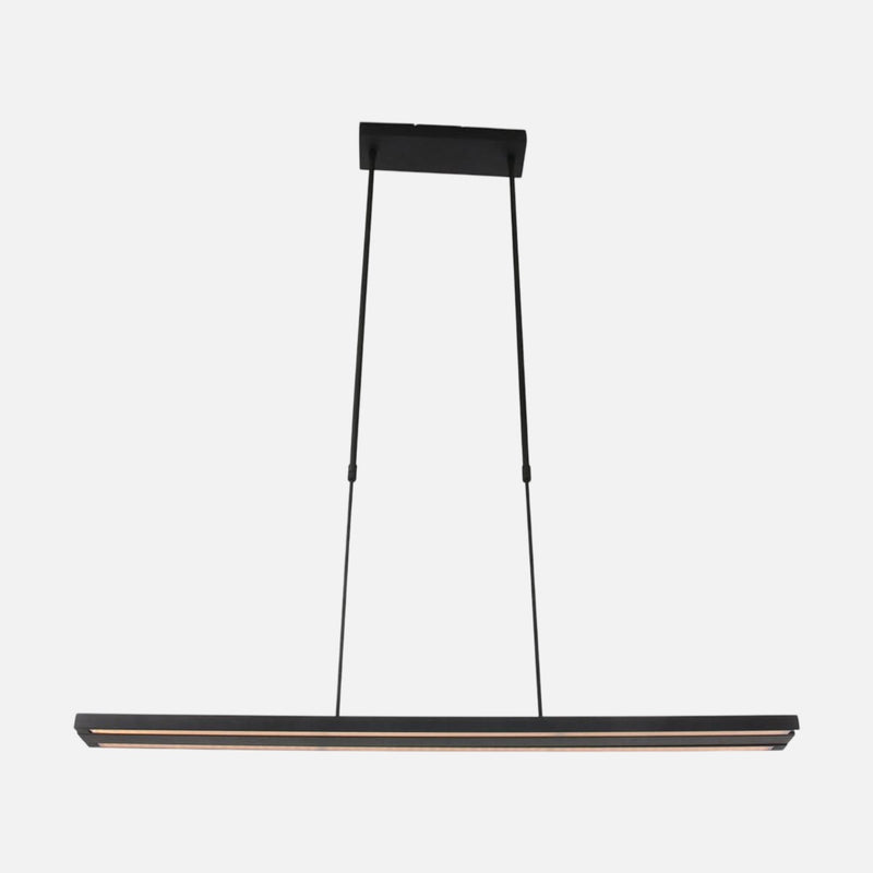 Suspension LED extensible noire, largeur 88-140 cm | Zelena Motion
