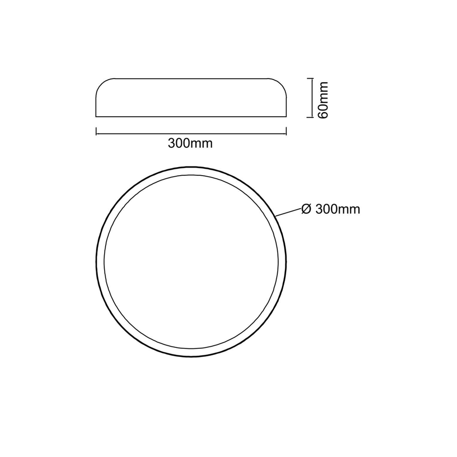 Plafonnier LED Cedrone 30 température réglable