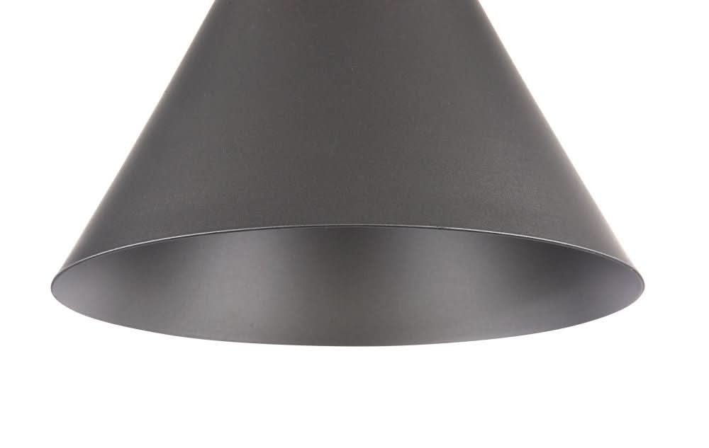 Bicones Suspension luminaire gris