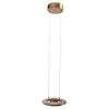 Suspension luminaire Soleil2 bronze