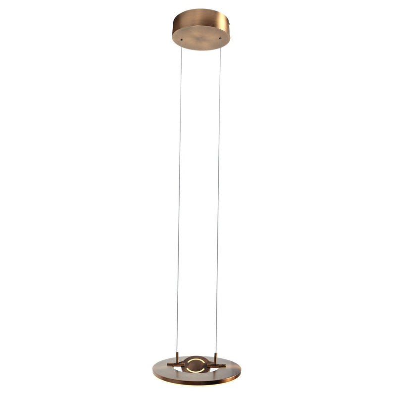 Suspension luminaire Soleil2 bronze