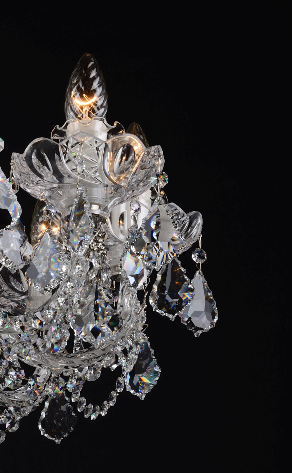 Lustre en cristal LLCH10-CRYSTAL-NBS
