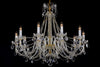 Lustre en cristal LLCH10-CRYSTAL-XL