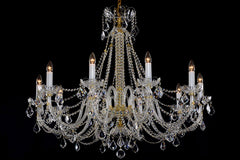 Lustre en cristal LLCH10-CRYSTAL-XL