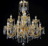 Lustre en cristal LLCH12-CRYSTAL-GOLD