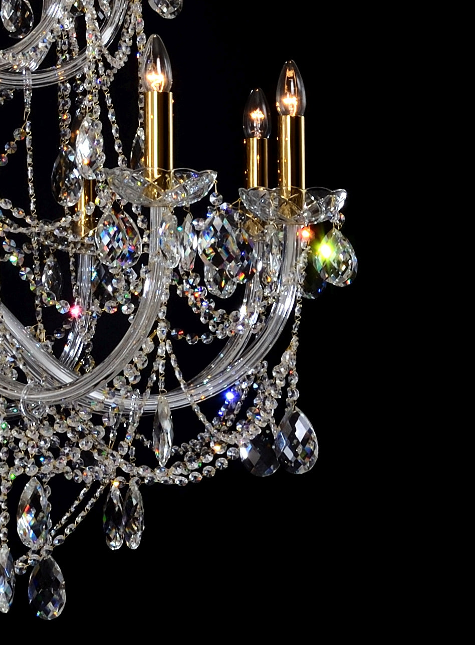 Lustre en cristal LLCH42-CRYSTAL-XLG-LONG