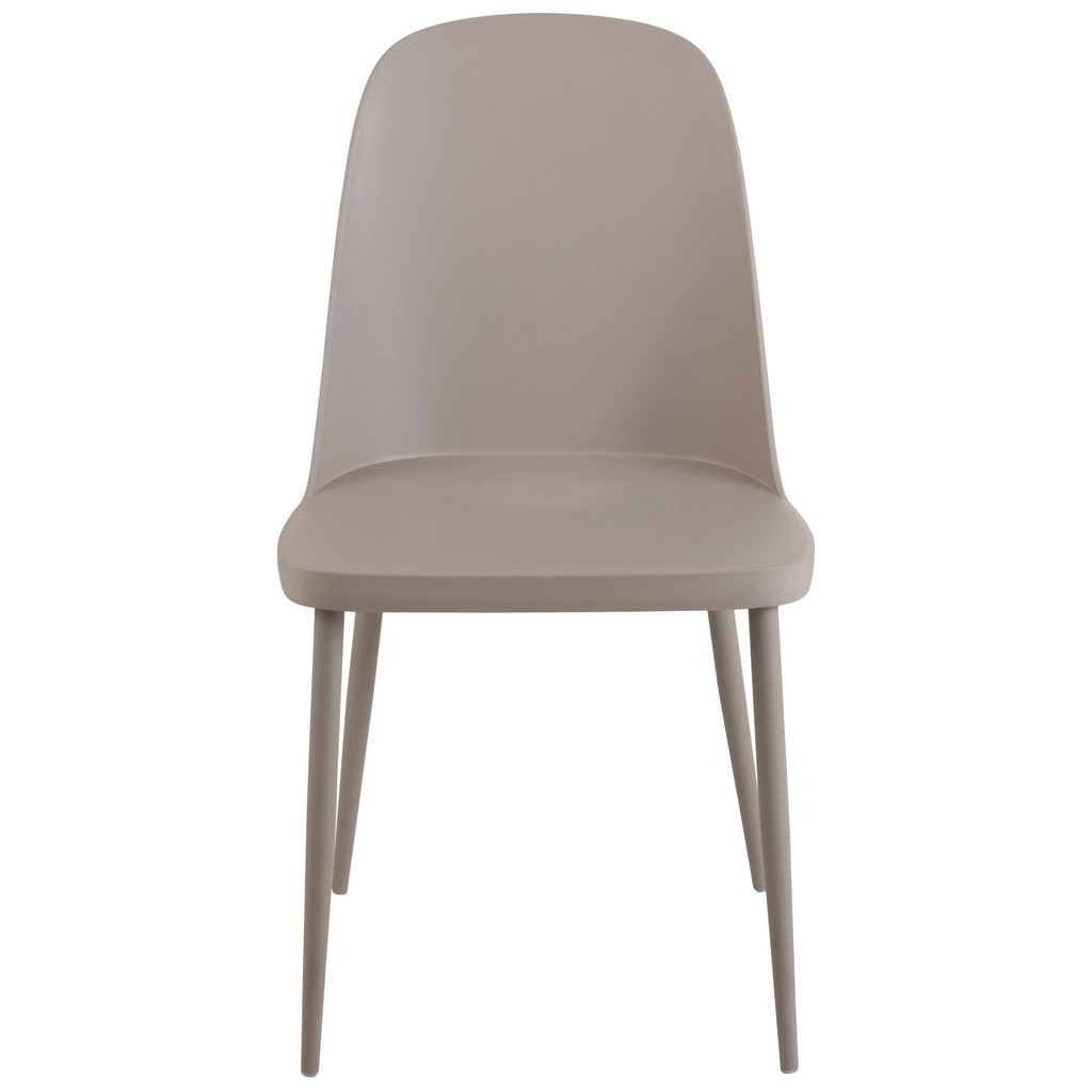 Chaise Leo en polypropylène gris | Designix -     - https://designix.fr