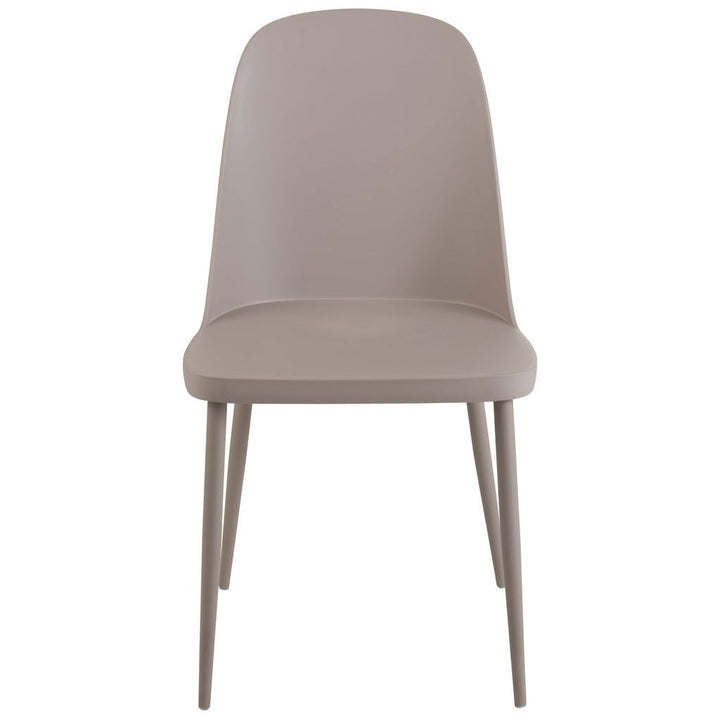 Chaise Leo en polypropylène gris | Designix -     - https://designix.fr