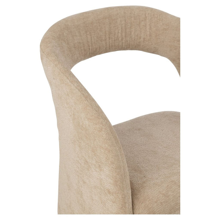 Chaise Beige Anis Textile | Hira - Designix Chaises