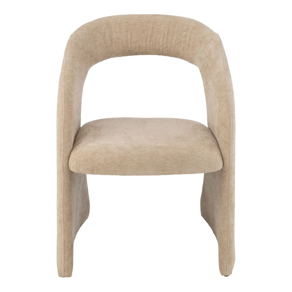 Chaise Beige Anis Textile | Hira - Designix Chaises