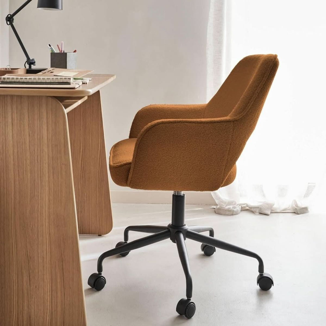 Chaise Bureau Bouclettes | Confort Céleste