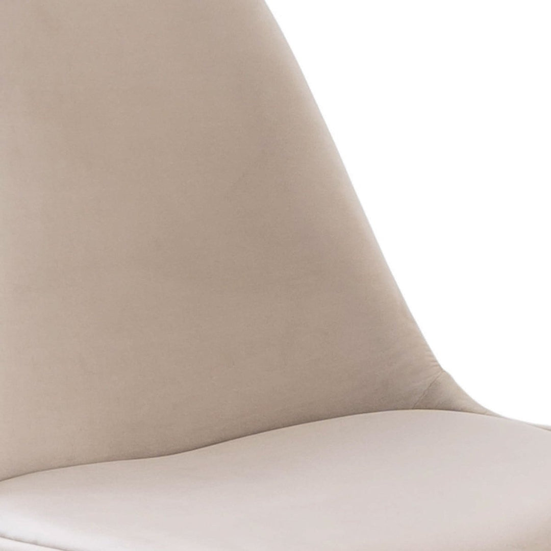 Chaise de bar Velours Champagne Confort Moderne | LUXA - Designix