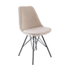 Chaise de bar Velours Champagne Confort Moderne | LUXA