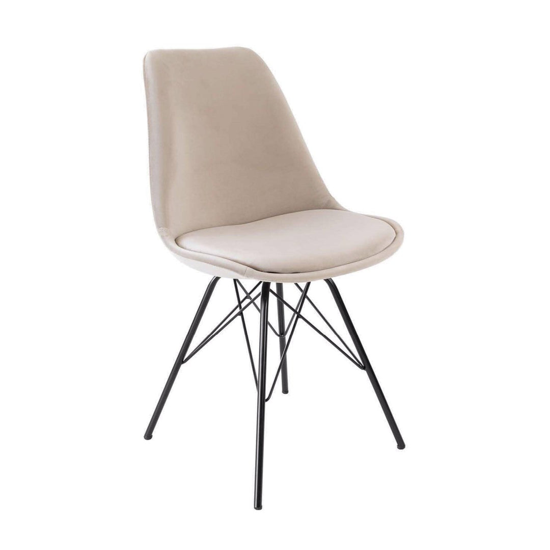 Chaise de bar Velours Champagne Confort Moderne | LUXA - Designix